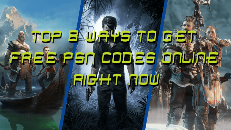 Top 8 Ways to Get FREE PSN CODES Online Right Now